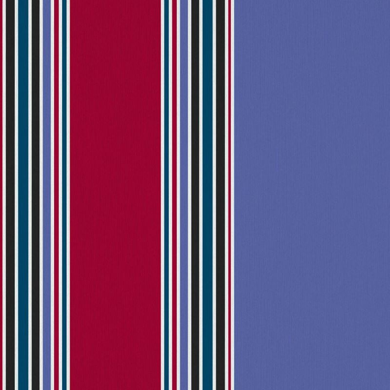 RM Coco Fabric Ming Stripe Lacquer Red